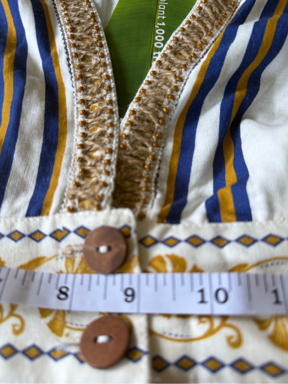 NWT Beautiful Boho Pineapple Deco Maxi Dress by FARM Rio - Size M - Picture 7 of 7